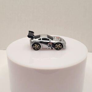Hot Wheels Tooned Toyota Supra 2004 First Editions Silver Diecast Car Loose